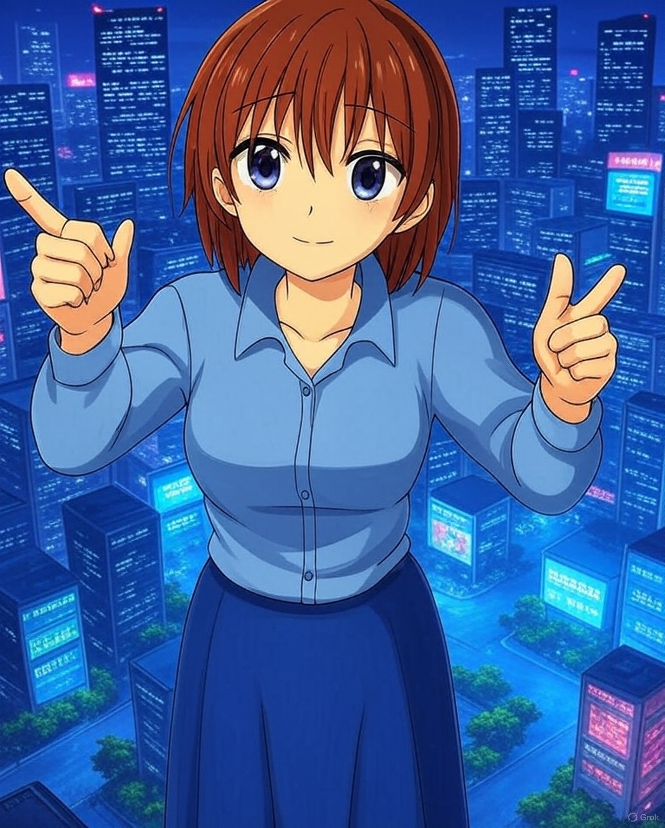 ツムピロのキラキラタイトル画像：Grokアレンジのイラスト左